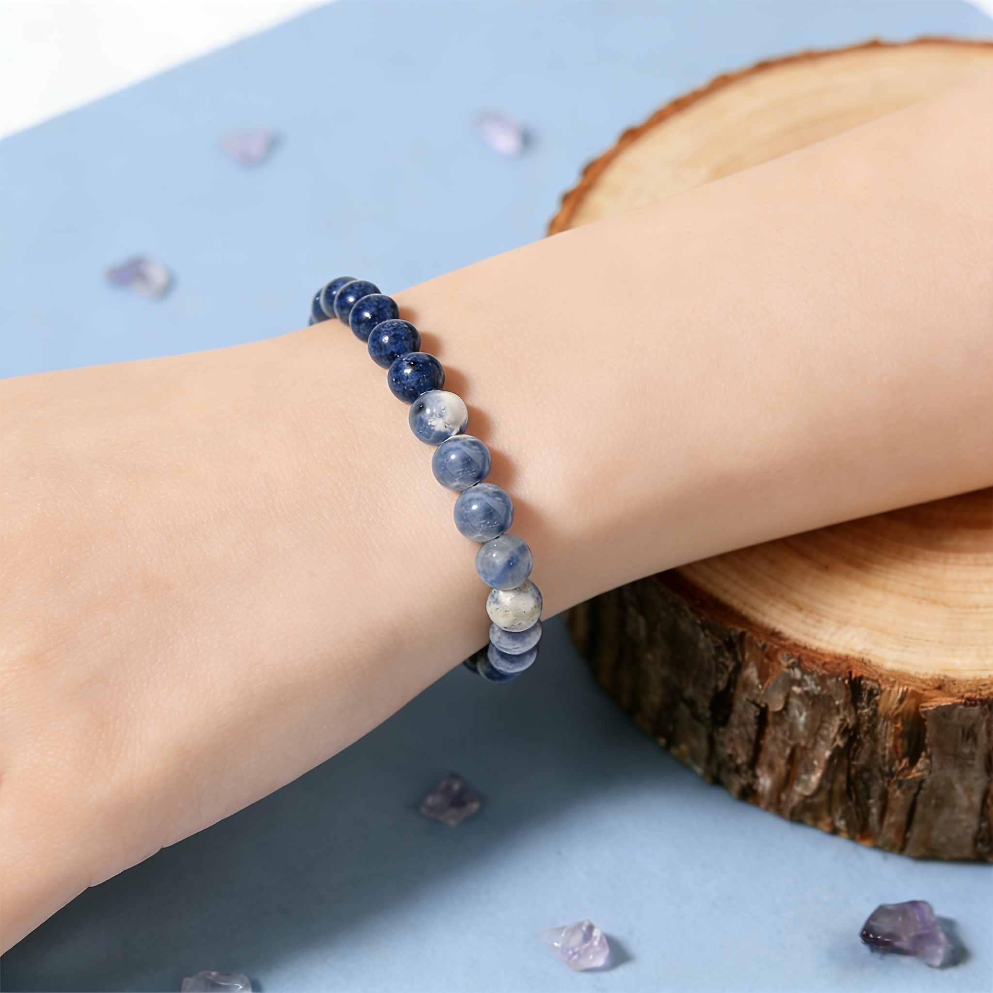 Women's Bohemian Style Natural Stone Stretch Bracelet